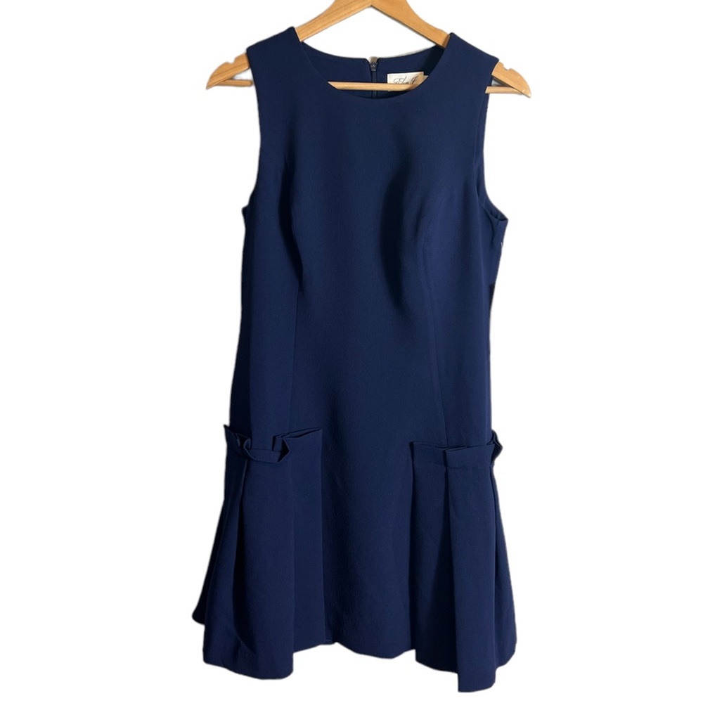 Eliza J A Line SheathNavy Blue Dress Size 10 NWT